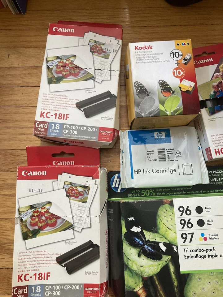 Kodak 10B cartucho de tinta preto 10C combo 8367849 lote lacrado revendedor Canon - Imagem 2 de 4