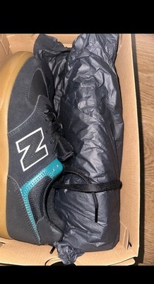 New Balance Numeric 574 Vulc Black Teal Gum NM574VBG Suede Men's Skate Sneaker