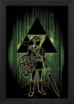 Schatten der Hyrule Gerahmtes Wandbild Poster Leinwanddruck Bild