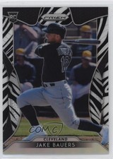 2019 Panini Prizm Tier II Zebra Prizm 58/99 Jake Bauers #159 lz7