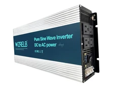 WZRELB 5000W 12VDC to 120VAC Pure Sine Wave Power Inverter RV car home camp new