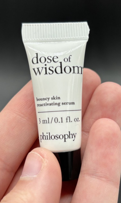 NEW Philosophy Dose of Wisdom Bouncy Skin Reactivating Serum Travel (0.1 fl oz)