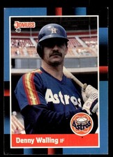 1988 Donruss #384b Denny Walling Houston Astros