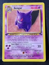 1st Edition Gengar 20/62 Fossil Regular