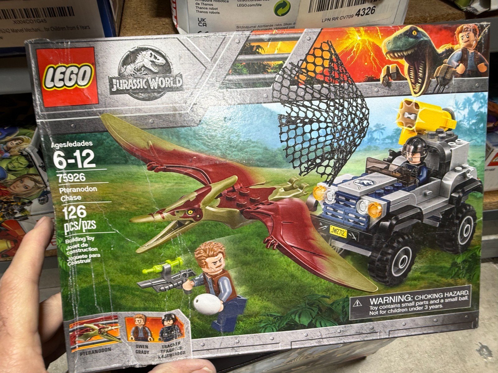 LEGO 75926 Jurassic World Fallen Kingdom Pteranodon Chase NE