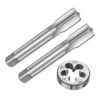3-Teiliges Gewindebohrer- Und Schneideisen-Set, Metrisch M15 X 1 Zur Reparatur