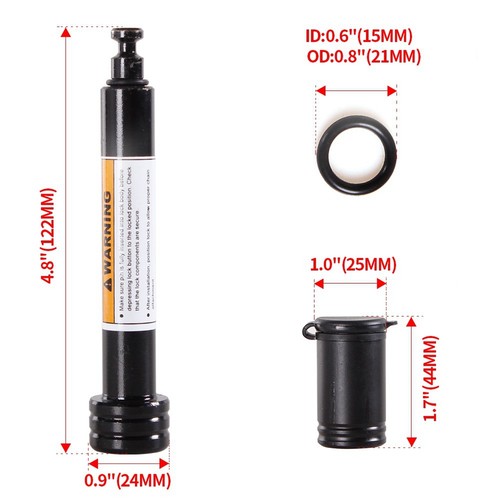 Serrure à goupille de récepteur d'embrayage, serrure de récepteur de remorque, avec 5/8--Sti2857 - Photo 3/6