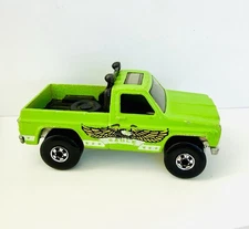 Hot Wheels Blackwall 1981 Green Eagle Bywayman Silverado Square Body Chevy