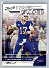 2023 Panini Prestige #2 Josh Allen For the Record