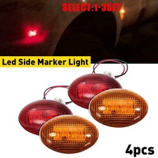 Dually Bed Side Fender Marker Led Lights For Ford F450 F350 F550 Red Amber Sl Dually Bed Side Fender Marker Led Lights For Ford F450 F350 F550 Red Amber Sl