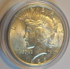 1923 UNC PEACE LIBERTY 90% SILVER DOLLAR .77 TROY OZ 3RD YEAR OF SERIES LOT COIN