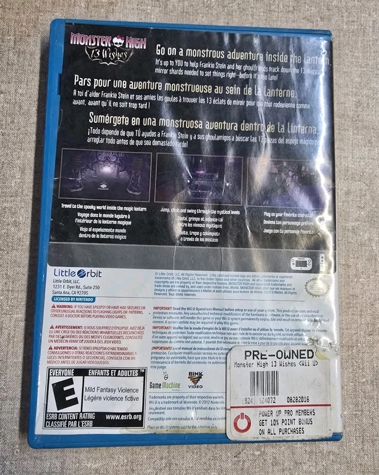 Монстр высокой: 13 желания (Nintendo Wii U, 2013) - Изображение 2 из 4