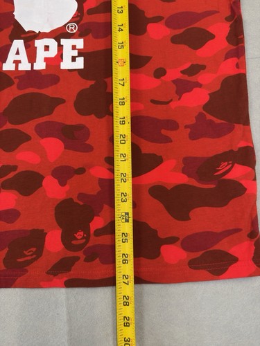 A Bathing Ape BAPE Short Sleeve Camouflage Pattern T Shirt XL - Picture 9 of 9
