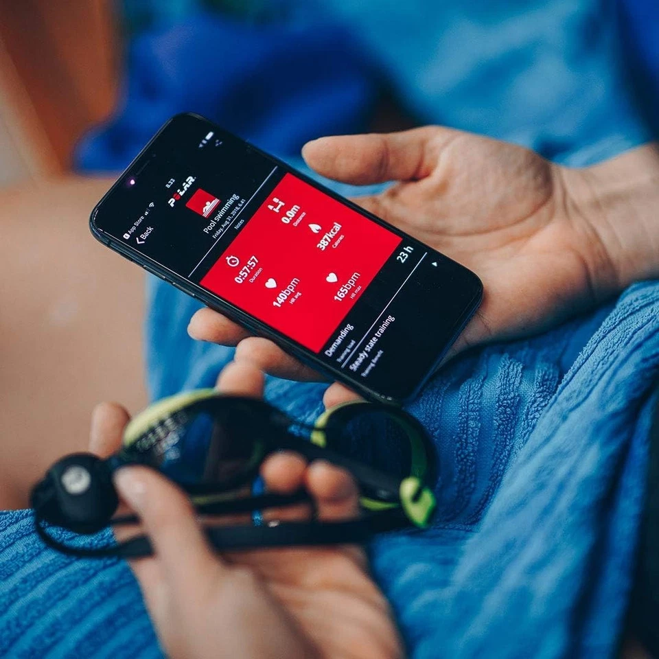 Polar OH1 + Waterproof Optical Heart Rate Sensor with Swimming Goggle Strap Clip - Image 4 of 4