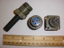 NEW - MS3106A 16-9P (SR) with Bushing and MS3...