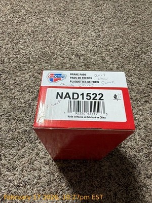 Carquest Front Disc Brake Pad Set NAD1522 Standard Brake Pads OEM Replacement