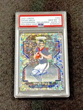 2021 Prizm DAVIS MILLS Rookie No Huddle Disco Prizm RC AUTO 10 - PSA 10 - POP 3