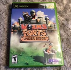 Very good condition Worms Forts Under Siege Xbox complete