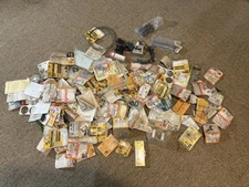 Large Vintage Model Train Parts Lot NOS