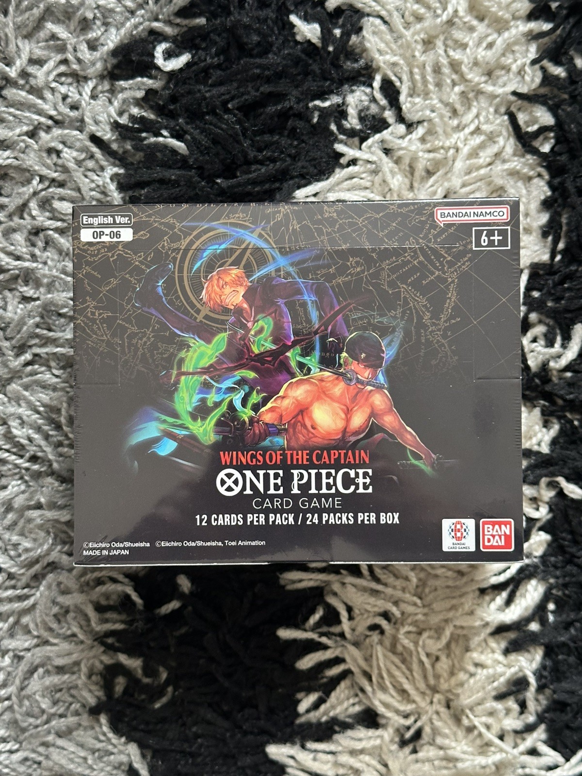 One Piece OP06 Wings Of The Captain Booster Box Sellado Inglés