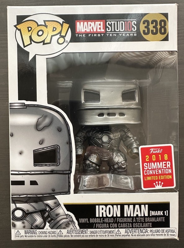 Funko Pop #338 Iron Man (Mark 1) 2018 Summer Convention Exclusive