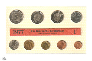 BRD D Mark KMS 1977 F STGL 615