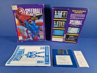 Vintage Speedball 2 Spiel - komplett & originalverpackt - Commodore Amiga