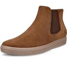 ECCO Classic Sneaker Ankle Boot Camel Nubuck Size 9 9.5 EU40 NWB