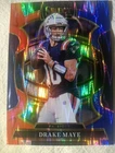 2025 Panini Select - Drake Maye Red White and Blue Shock Concourse Prizm