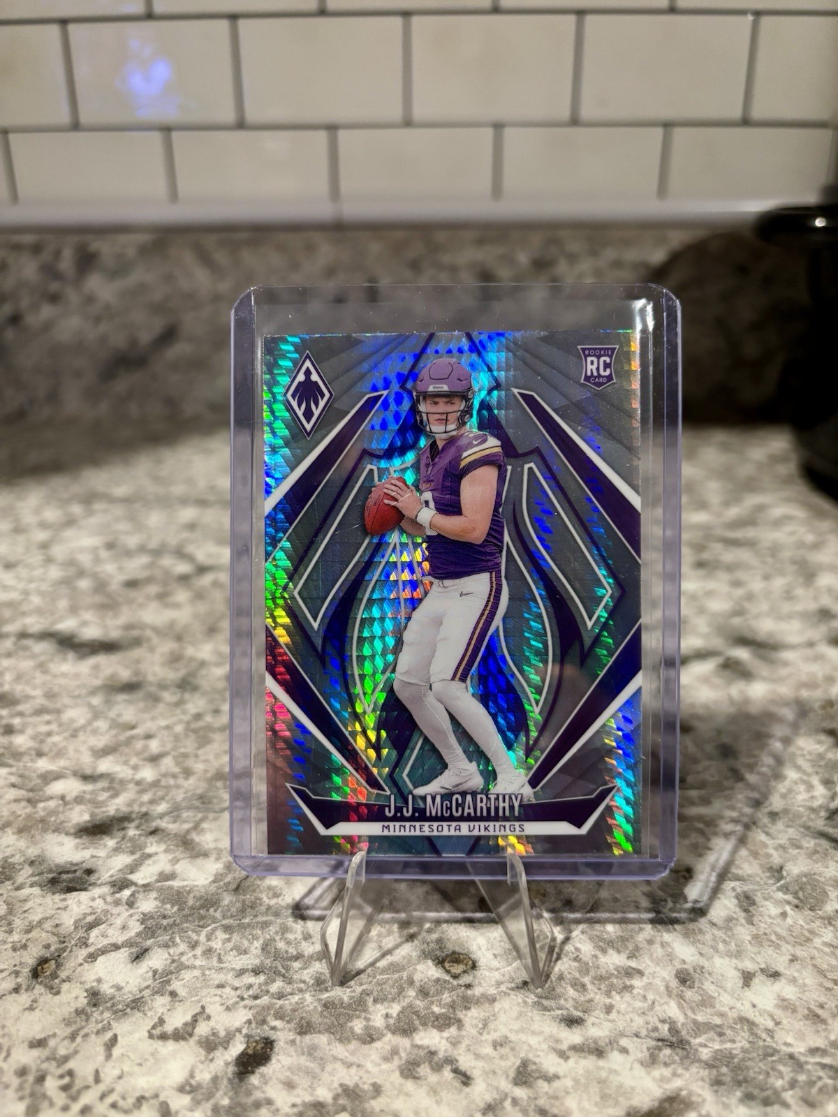 2024 Panini Phoenix - Rookies J.J. McCarthy #185 Hyper (RC)