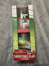 National Lampoons Christmas Vacation Curved Table Glass 2-Pack 21oz
