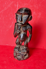 Vintage Lega Ancestor Figure (Iginga) - Bwami Society Art on Pedestal - DR Congo
