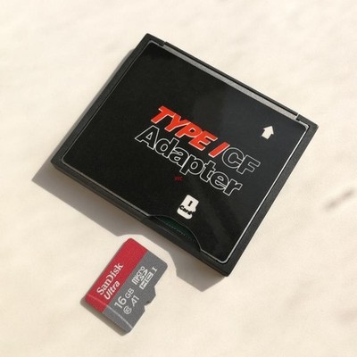 Micro SD auf CF Adapter Kartenleser für Compact Flash Type I SDXC DE