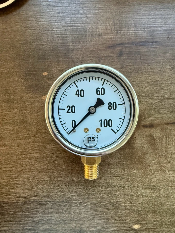 Greenleaf 100 PSI Liquid Pressure Gauge LG100 - Image 2 of 2