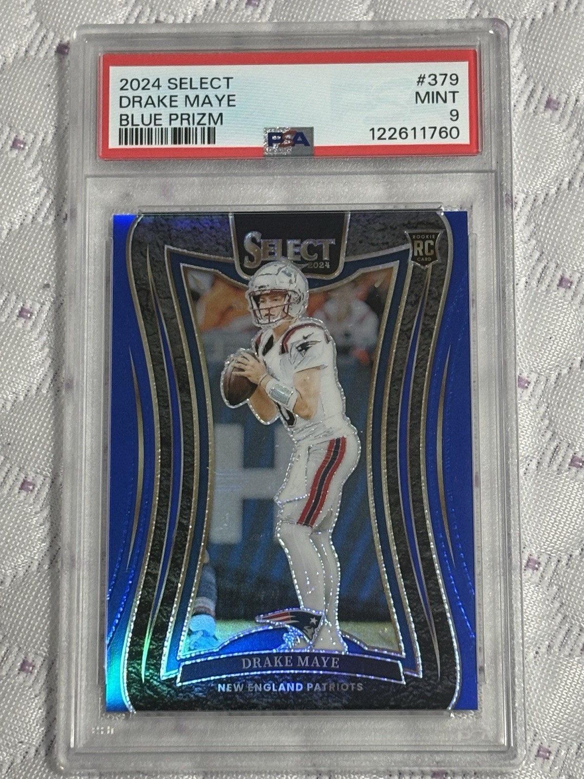 2024 Panini Select - Suite Level Drake Maye #379 Blue Prizm /99 (RC)  