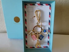 New TRUE To FORM Handbag and Key Ring Travel Charms ~with Crystals, Enamels~ NIB