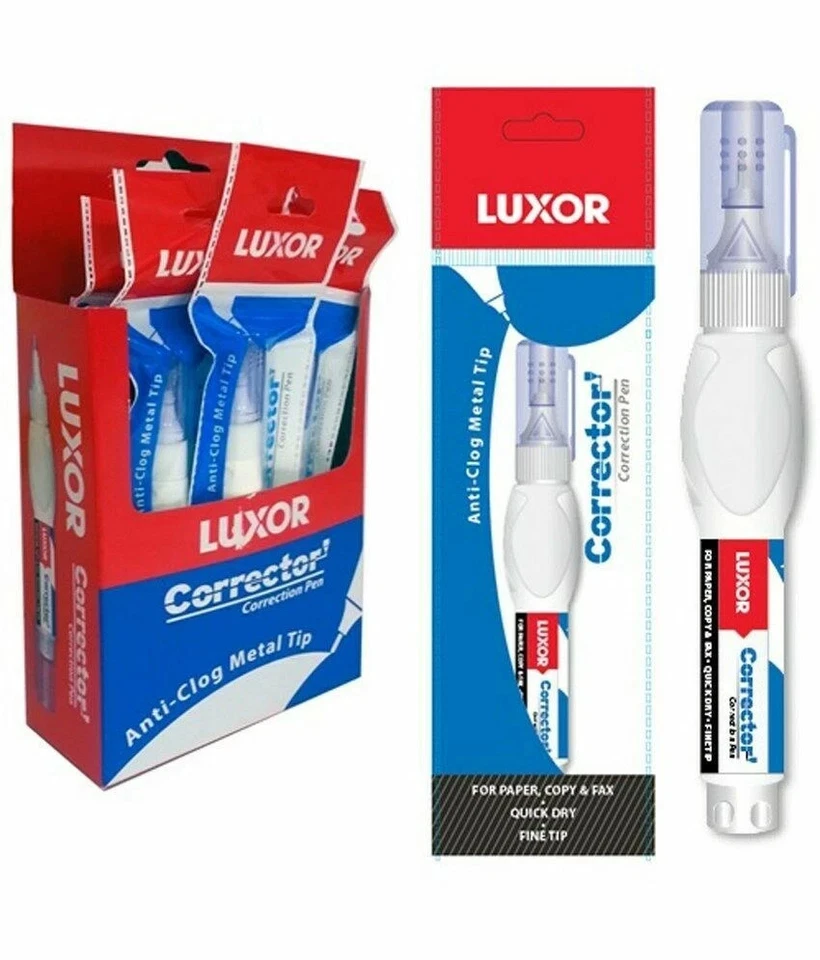 TIPP-EX 5 x Tipp-Correction Pen Tippex Shake n Squeeze Fluid Pen - Same Day Dispatch UK