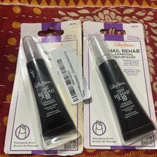 Sally Hansen Nail Rehab, Charcoal Resurfacer, Finger, Exfoliator - 2 Pack
