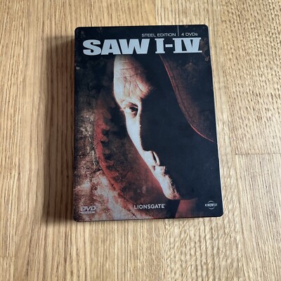 SAW I - IV Limited Steelbook Edition(2009)FSK 18-DVD
