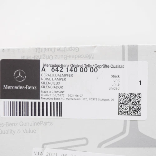 NEU MERCEDES-BENZ SPRINTER 906 LADELUFTSCHALLDÄMPFER A6421400000 ORIGINAL - Bild 10 von 11