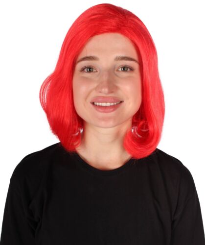 HPO Adult Women's Short Wavy Halloween Modern Wife Wig Multiple Color Options - Picture 20 of 312
