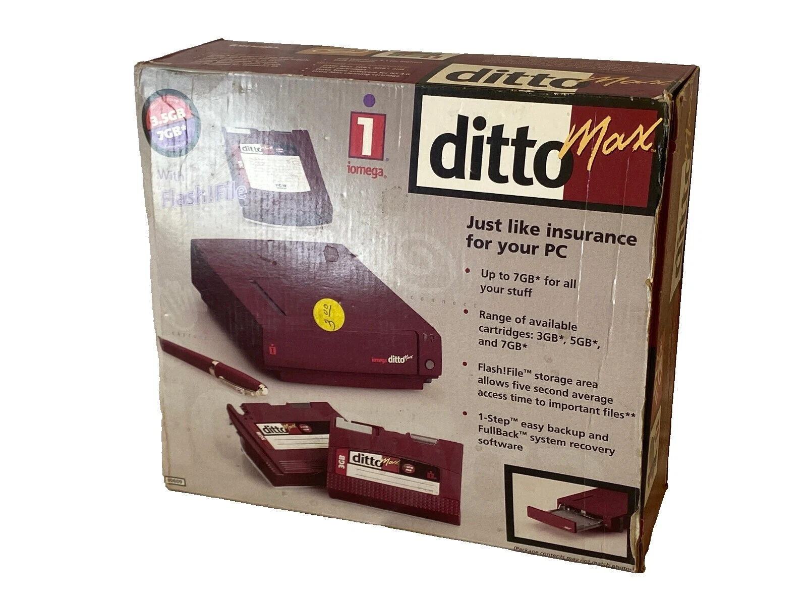 Cartucho de datos y cintas Iomega unidades