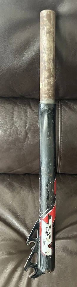 Redline Fork 1 1/8 Threadless Old School BMX Forks RL Black CRMO 4130 - Used - Image 2 of 4