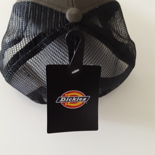 Dickies Mens One Size Hat Cap Work Outdoors Snapback Moss Green Black - Picture 2 of 4