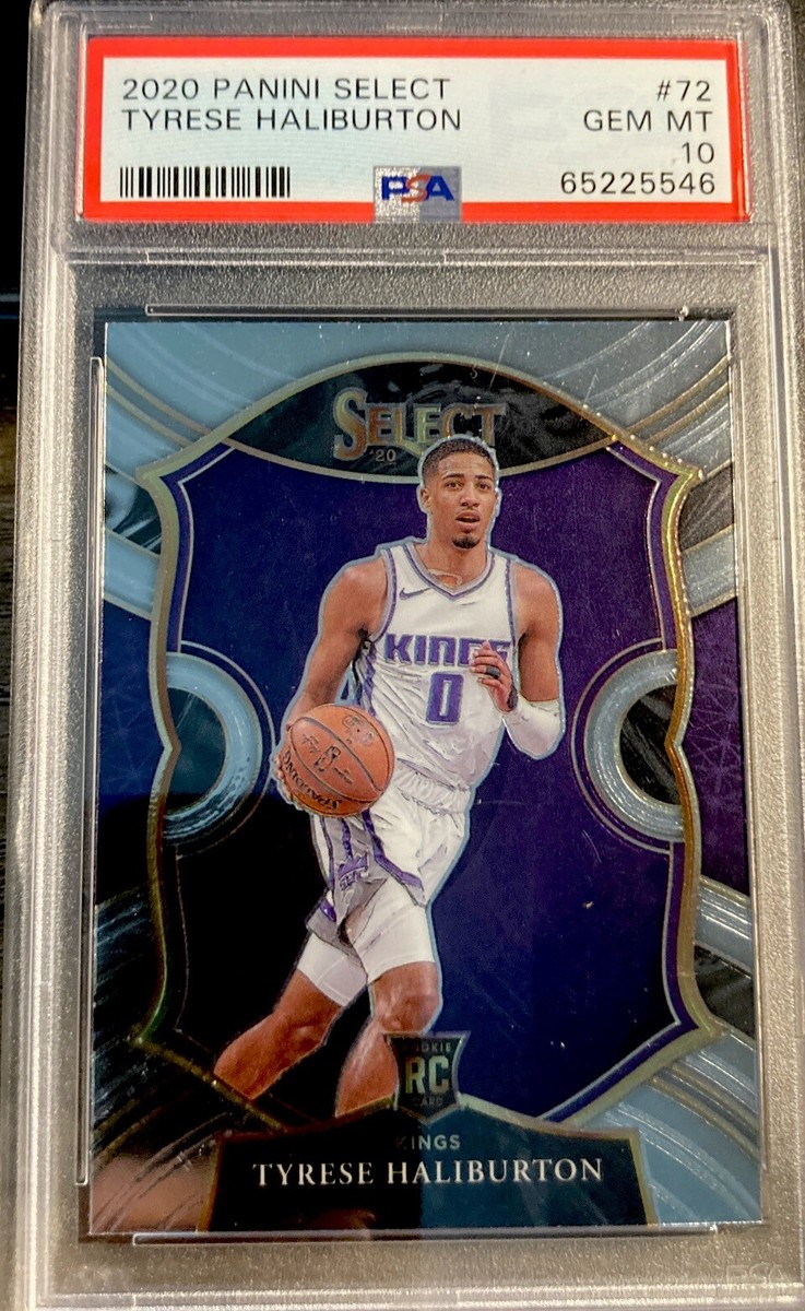 2020 Panini Select Tyrese Haliburton RC Rookie Card #72 PSA 10 GEM