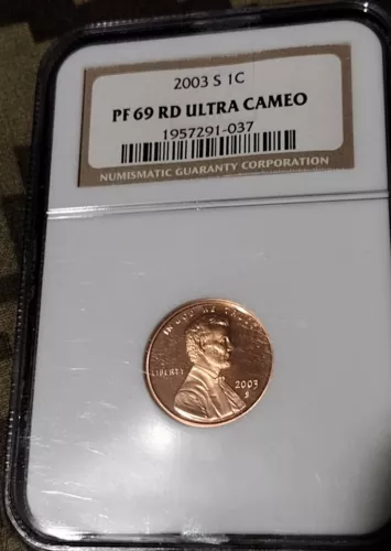 2003 S LINCOLN 1C PROOF NGC PF69 RD ULTRA CAMEO
