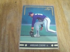 ANDUJAR CEDENO 1991 GOLD LEAF ROOKIES BASEBALL CARD  
