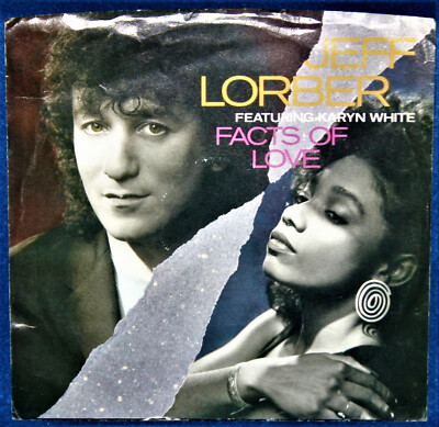 Jeff Lorber with Karyn White ''Facts Of Love'' 1986 45rpm WB w/Picture Sleeve NM