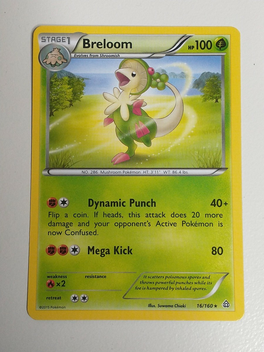 Pokémon TCG Breloom Primal Clash 16/160 Regular Rare