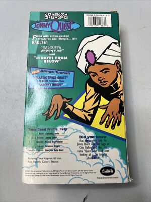 Jonny Quest - Hadji in Mysteries of the East VHS 1996 Cartoon